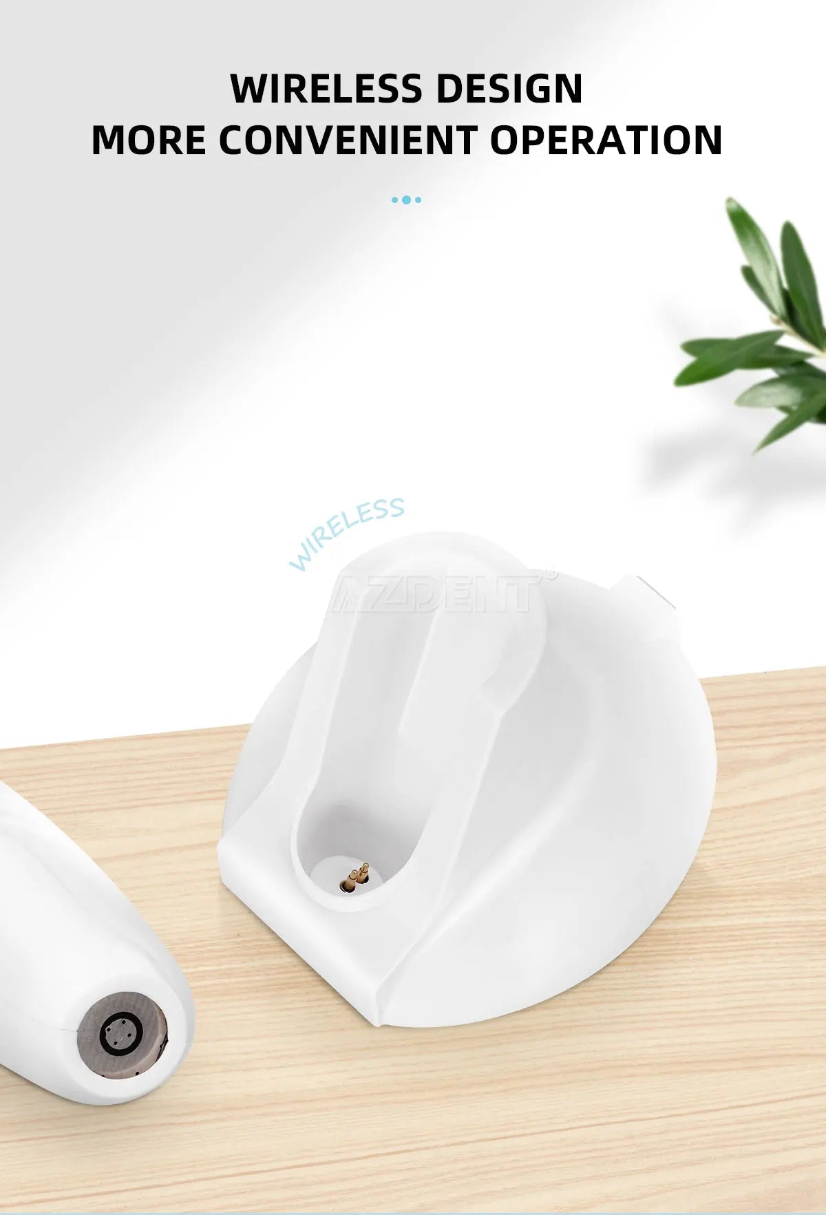 Lampe à Photopolymériser Sans Fil – AZDENT | LED Haute Puissance 1200–1500 mW/cm² Ma boutique