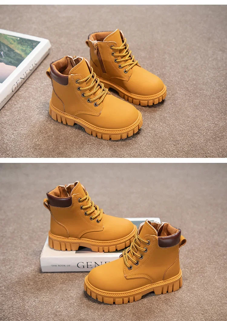 bottines exterieur en cuir pour enfants Ma boutique