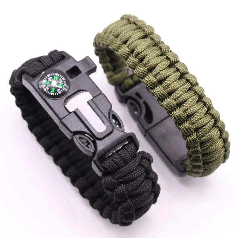 Bracelet de Survie Multi-fonction en Paracorde 4 mm – Équipement Militaire d'Urgence - BLACKBEARD OUTDOOR INDUSTRIES