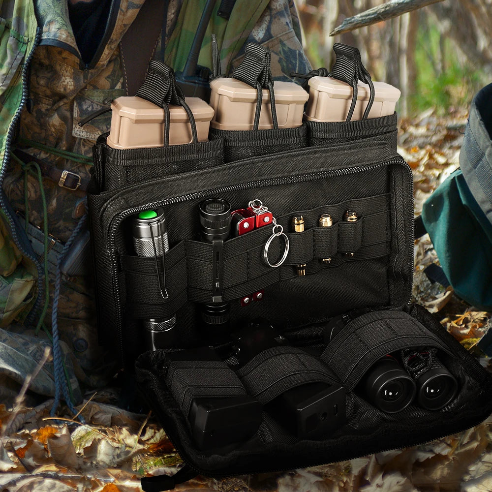 Poche à Chargeurs Tactique 5.56/.223 7.62mm pour M4 M16 AK AR avec Molle - Poche Triple à Accès Rapide BLACKBEARD OUTDOOR INDUSTRIES
