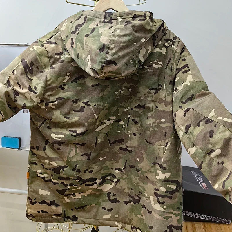 Ensemble d’Hiver Chasse Outdoor – Veste et Pantalon Camouflage Épais, Chauds, Imperméables, Uniforme Tactique Résistant à l’Usure - BLACKBEARD OUTDOOR INDUSTRIES