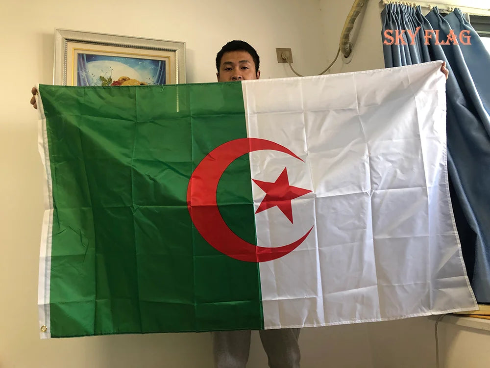Drapeau de l'Algérie - 90x150 cm BLACKBEARD OUTDOOR INDUSTRIES