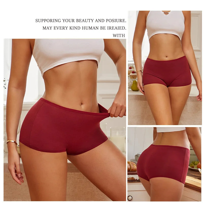 Culotte Femme Boxer Coton Sans Couture – Ultra Confort & Élégance Quotidienne - BLACKBEARD OUTDOOR INDUSTRIES