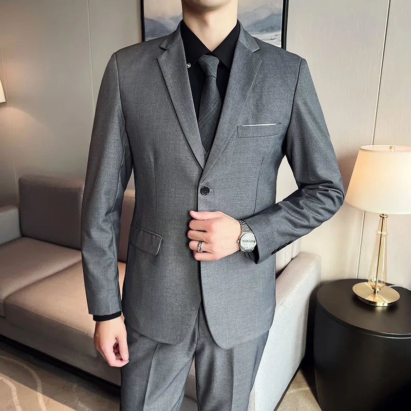 Costume Homme 3 Pièces - Élégant et Classique, Idéal pour Mariage et Événements Formels - Taille S-6XL BLACKBEARD OUTDOOR INDUSTRIES