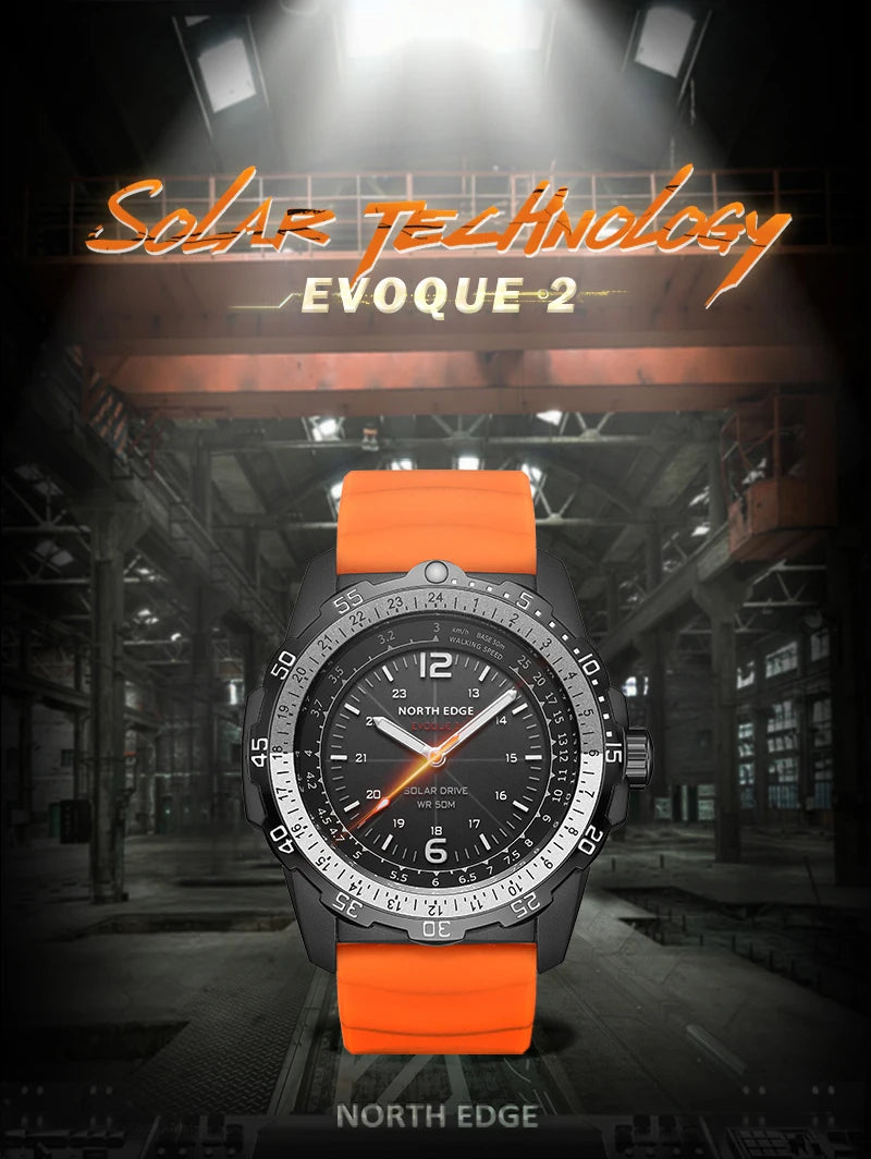 Montre Militaire Digitale Homme "EVOQUE 2" – Montre de Sport Solaire, Étanchéité 50M, Fonction Luminovore et Écologique - BLACKBEARD OUTDOOR INDUSTRIES