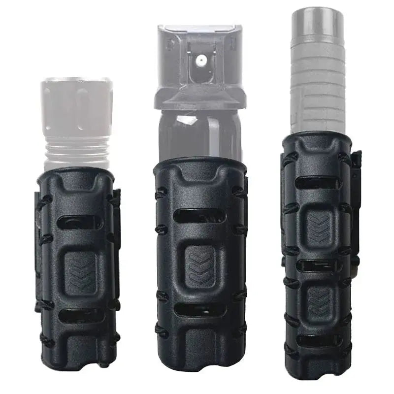 Spray Pouch Holder | Étuis pour Matraque, Lampe Torche et Spray | Molle Ceinture avec Clip Rotatif 360 Ma boutique