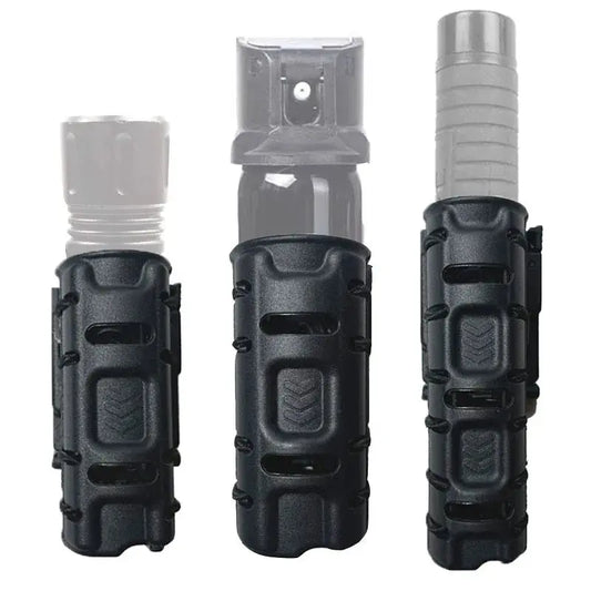 Spray Pouch Holder | Étuis pour Matraque, Lampe Torche et Spray | Molle Ceinture avec Clip Rotatif 360 Ma boutique