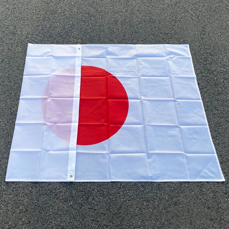Drapeau National du Japon – 3x5 Pieds (90x150 cm) – Bannière de Haute Qualité en Polyester – Décoration Intérieure et Extérieure – Sans Mât BLACKBEARD OUTDOOR INDUSTRIES