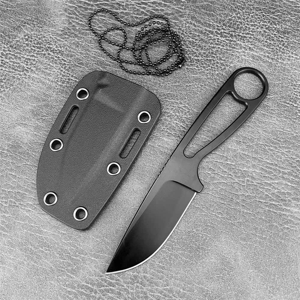 Couteau Izula Ant – Lame Droite en 8Cr13mov Haute Dureté avec Étui Moulé Kydex et Clip - BLACKBEARD OUTDOOR INDUSTRIES