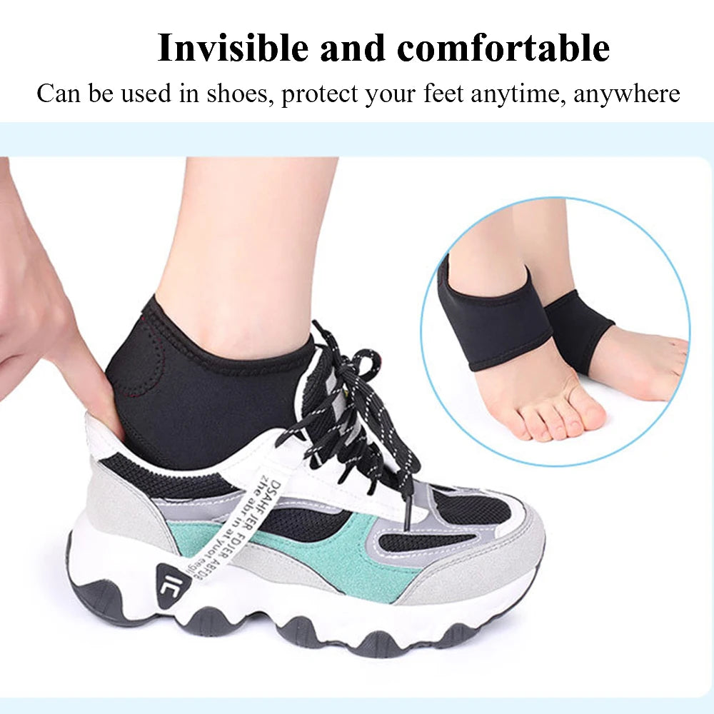 Protecteurs de Talons Plantaires pour Soulagement de la Douleur - 1 Paire (Coussins de Talon en Nylon) - BLACKBEARD OUTDOOR INDUSTRIES