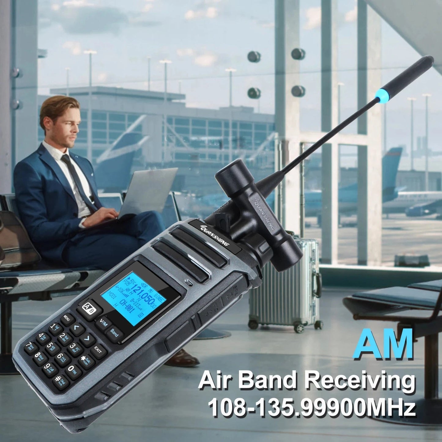 Talkie Walkie Quansheng TK11(5) Digital – Puissance 5-10W | DTMF/CTCSS/DCS | VOX | 10 Sets de Jammers Ma boutique