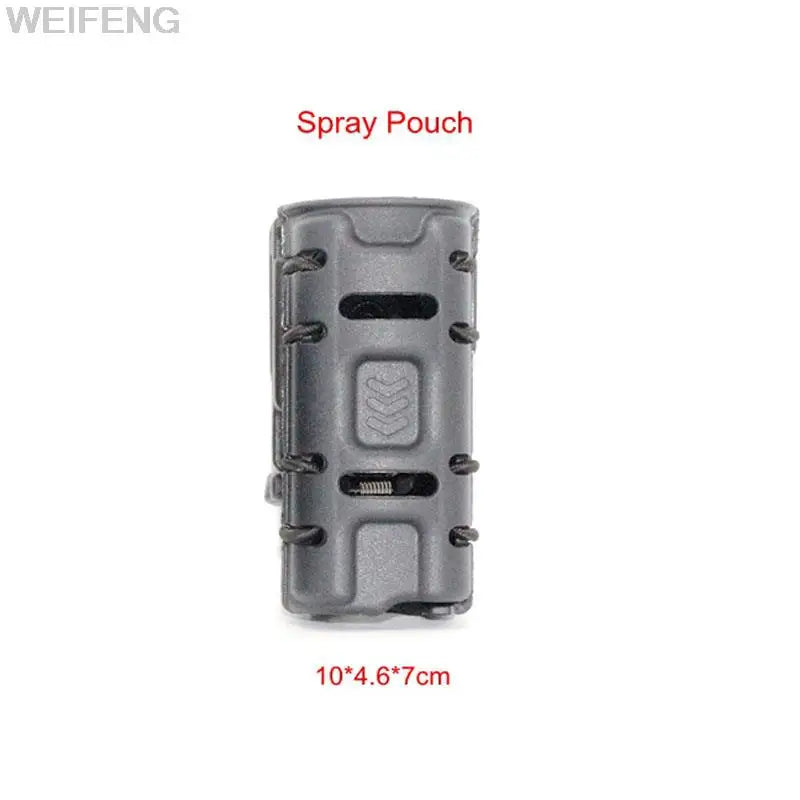Holder Multifonction Molle pour Spray, Lampe de Poche et Baton - Rotation à 360° - Clip de Ceinture Police - Outil de Défense Personnel BLACKBEARD OUTDOOR INDUSTRIES