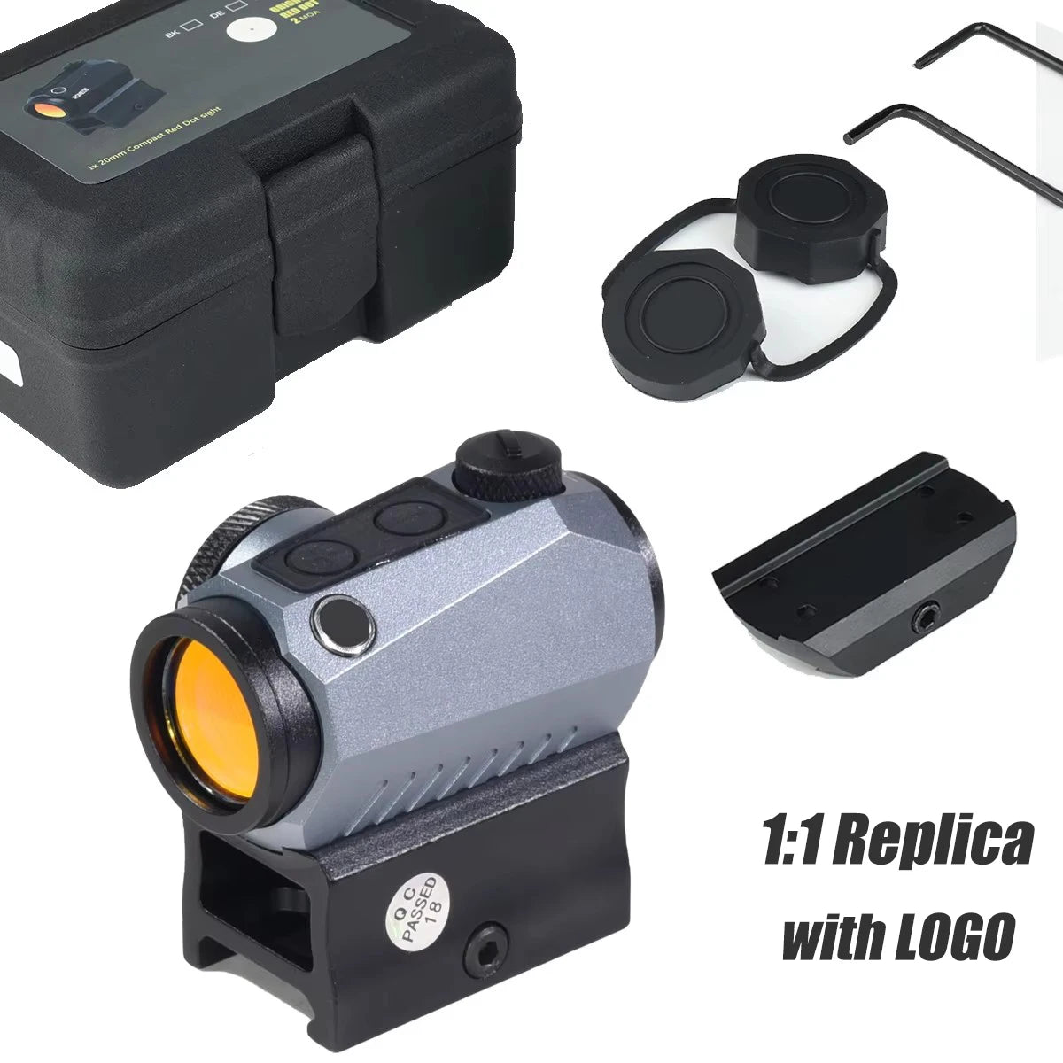 Lunette de Visée Combo Red Dot R5 + Magnifier J3 3X pour Rail 20 mm - BLACKBEARD OUTDOOR INDUSTRIES