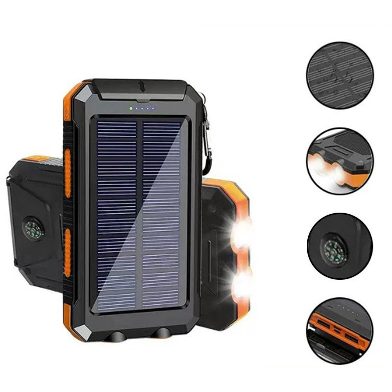 Batterie Externe Solaire 200000mAh – Chargeur Portable Ultra Haute Capacité - BLACKBEARD OUTDOOR INDUSTRIES