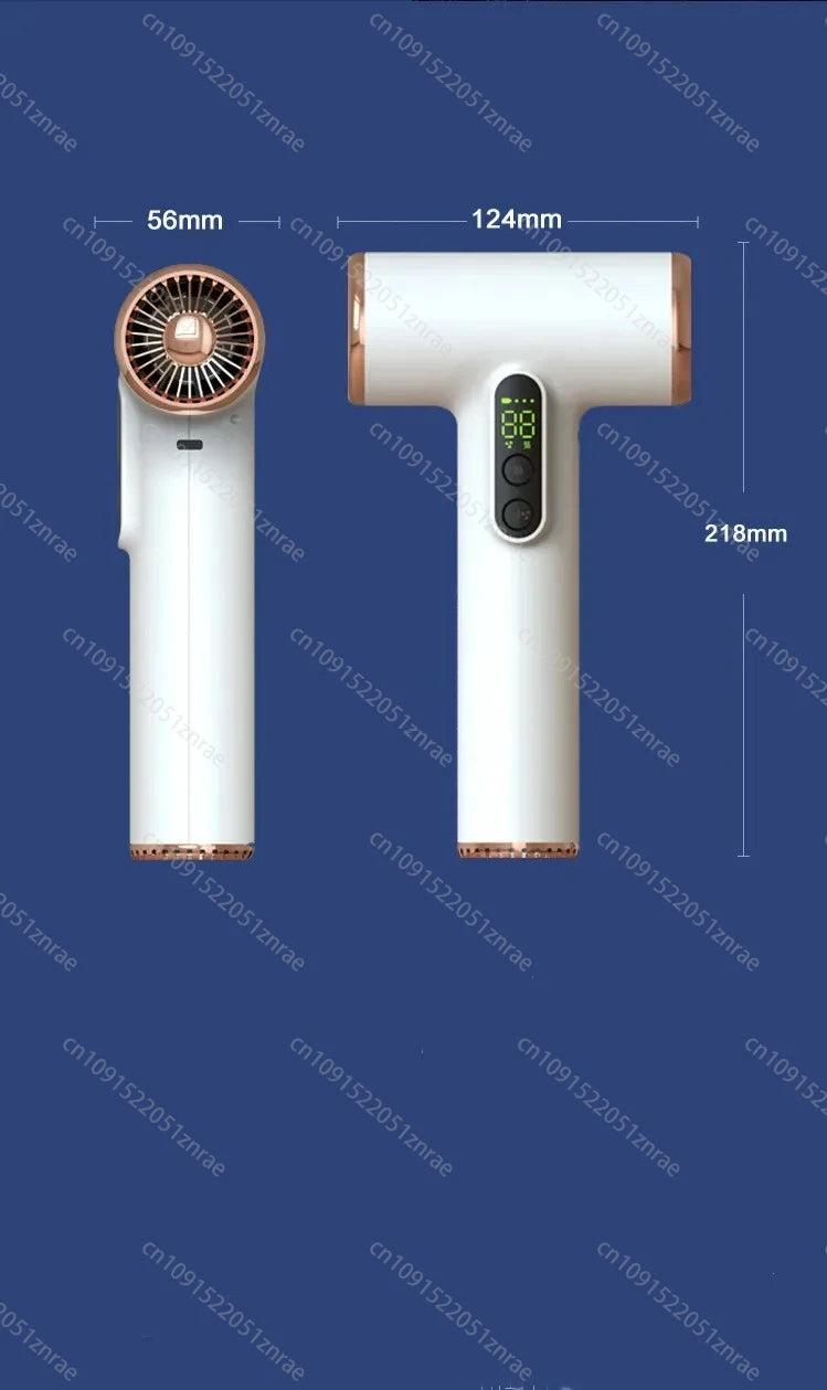 Sèche-Cheveux Sans Fil USB Portable Rechargeable – Vent Puissant, Faible Bruit, 3 Vitesses avec Écran LCD - BLACKBEARD OUTDOOR INDUSTRIES