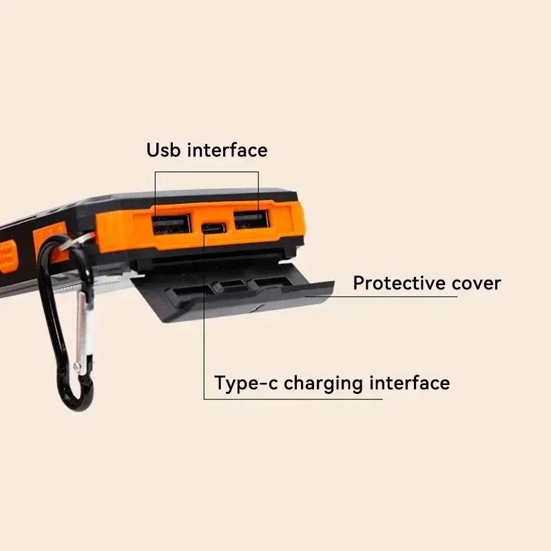 Batterie Externe Solaire 200000mAh – Chargeur Portable Ultra Haute Capacité - BLACKBEARD OUTDOOR INDUSTRIES