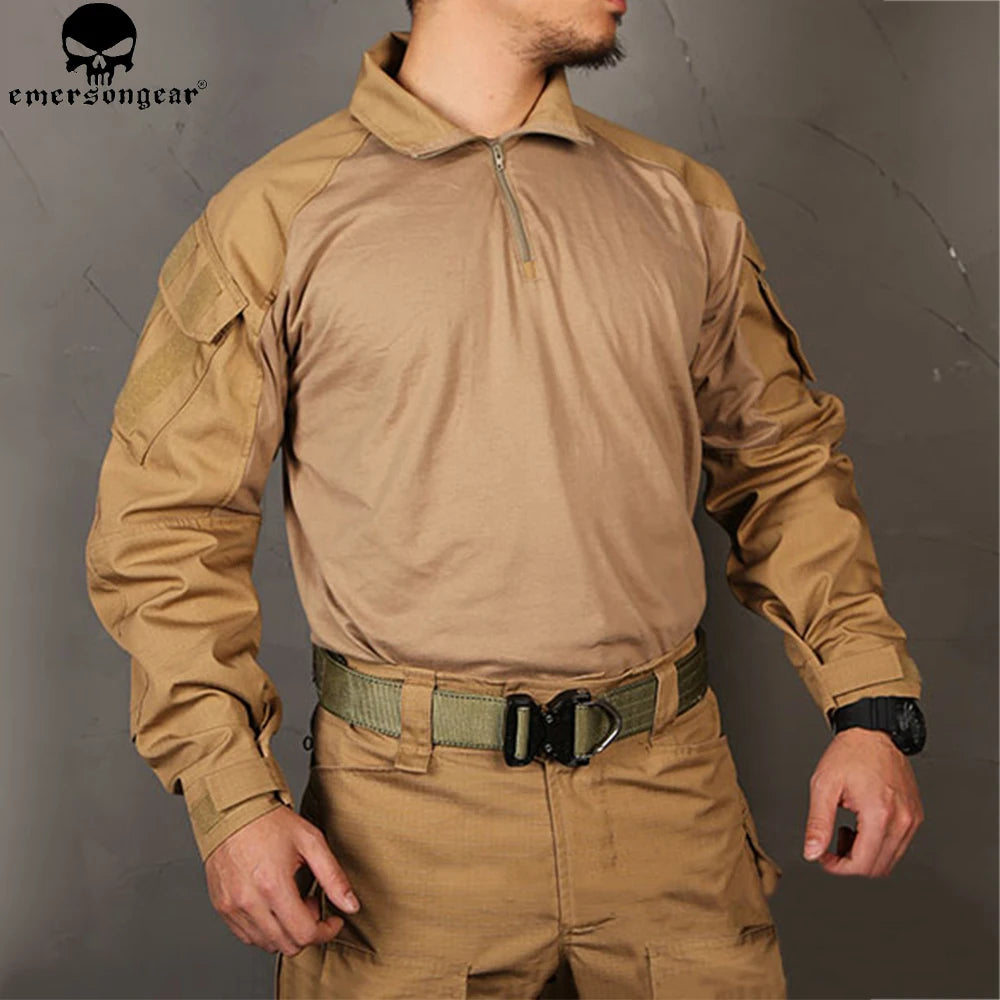 Chemise de Combat Multi-Camo EmersonGear G3 – Tenue Tactique Homme pour Airsoft, Chasse & Wargame - BLACKBEARD OUTDOOR INDUSTRIES