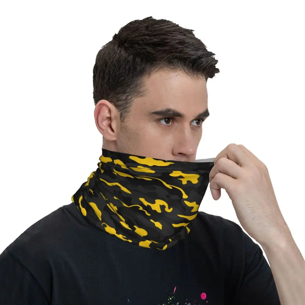 Tiger Stripe Camo – Bandeau Tour de Cou Hiver Multifonction pour Hommes et Femmes | Parfait pour Randonnée, Cyclisme, Sports Outdoor et Usage Quotidien - BLACKBEARD OUTDOOR INDUSTRIES