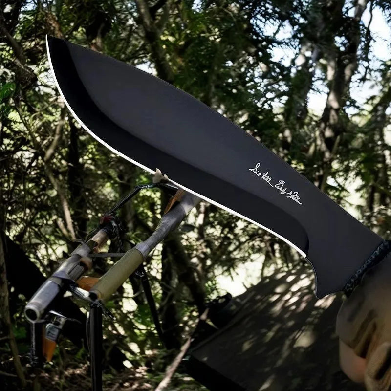 Couteau de Poche à Lame Fixe avec Fourreau en Acier Inoxydable Couteau portable haute dureté pour activités en extérieur - BLACKBEARD OUTDOOR INDUSTRIES