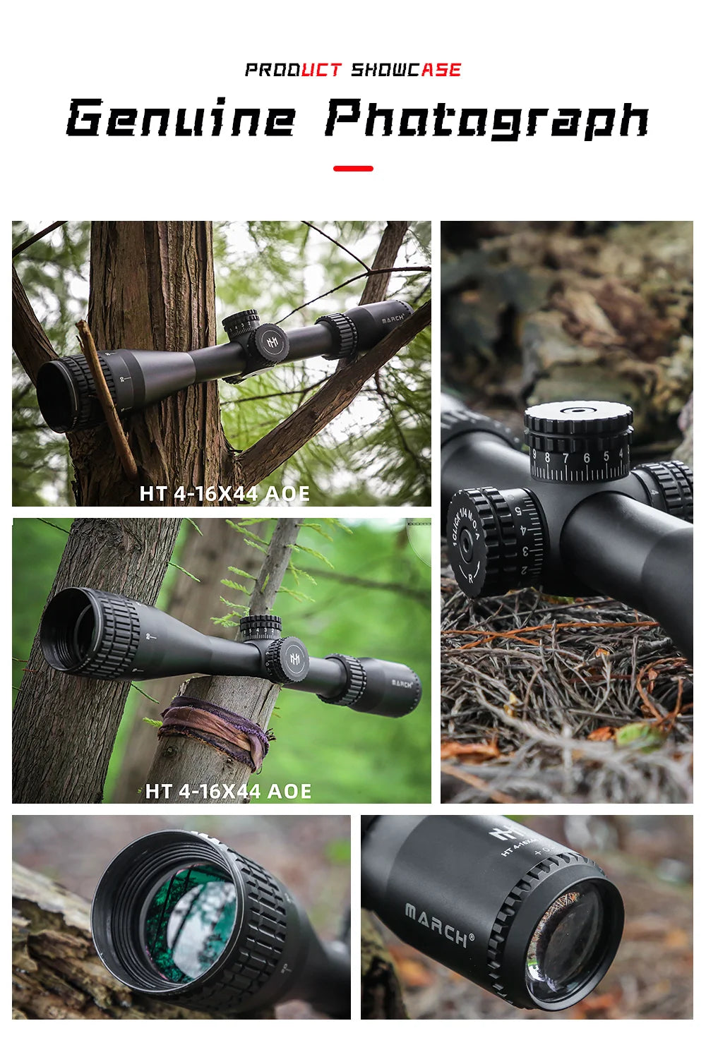 March HT4-16X44AOE Lunette de Visée Tactique - BLACKBEARD OUTDOOR INDUSTRIES