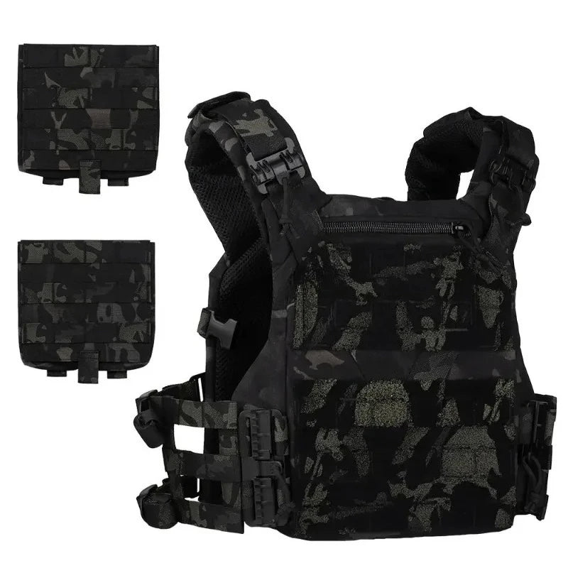 Gilet Tactique MOLLE K19 3.0 – Porte-Plates pour Chasse, Airsoft et Combat avec Système de Libération Rapide et Ceinture Ajustable – Armure de Corps - BLACKBEARD OUTDOOR INDUSTRIES