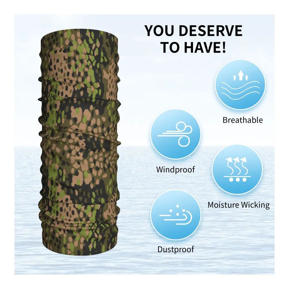 Tiger Stripe Camo – Bandeau Tour de Cou Hiver Multifonction pour Hommes et Femmes | Parfait pour Randonnée, Cyclisme, Sports Outdoor et Usage Quotidien - BLACKBEARD OUTDOOR INDUSTRIES