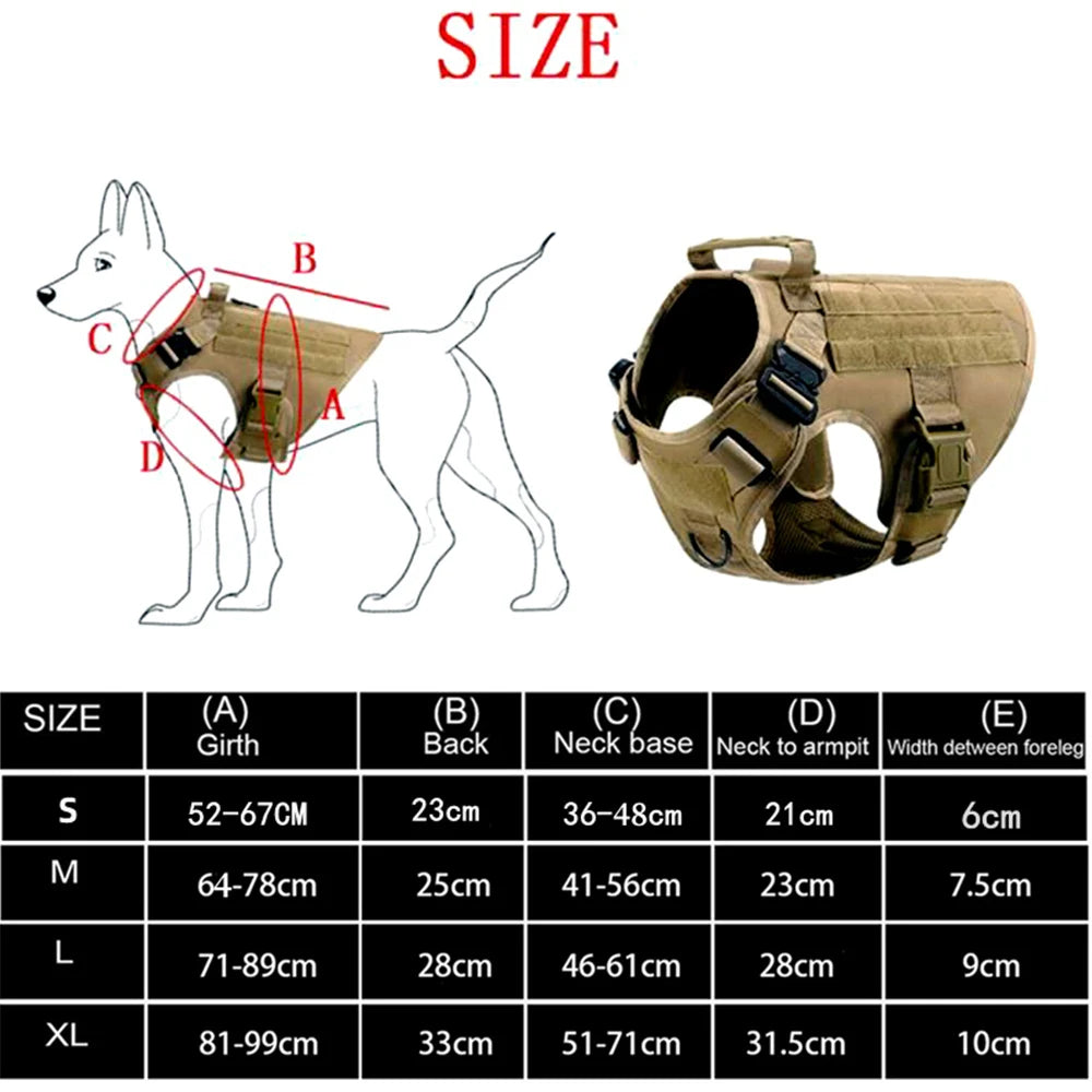 Harnais Tactique Militaire pour Chien – COOYOMOO Ma boutique