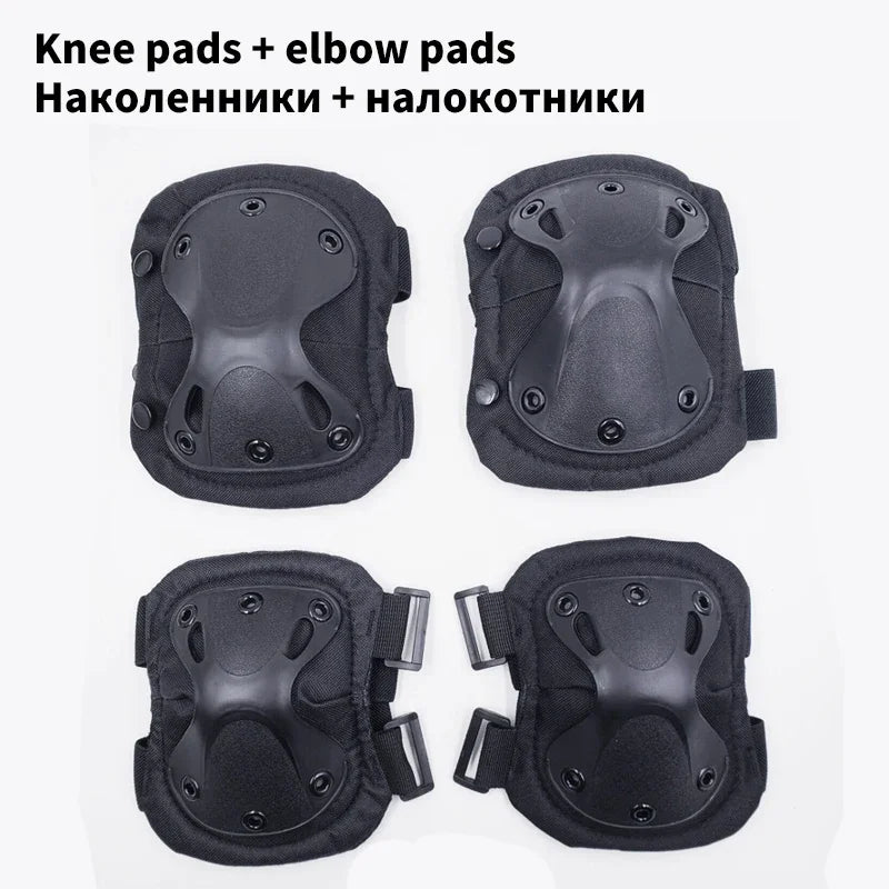 Genouillères et Coudières Tactiques Militaires – Protection Haute Performance pour Airsoft, Chasse, Sports et Entraînements - BLACKBEARD OUTDOOR INDUSTRIES