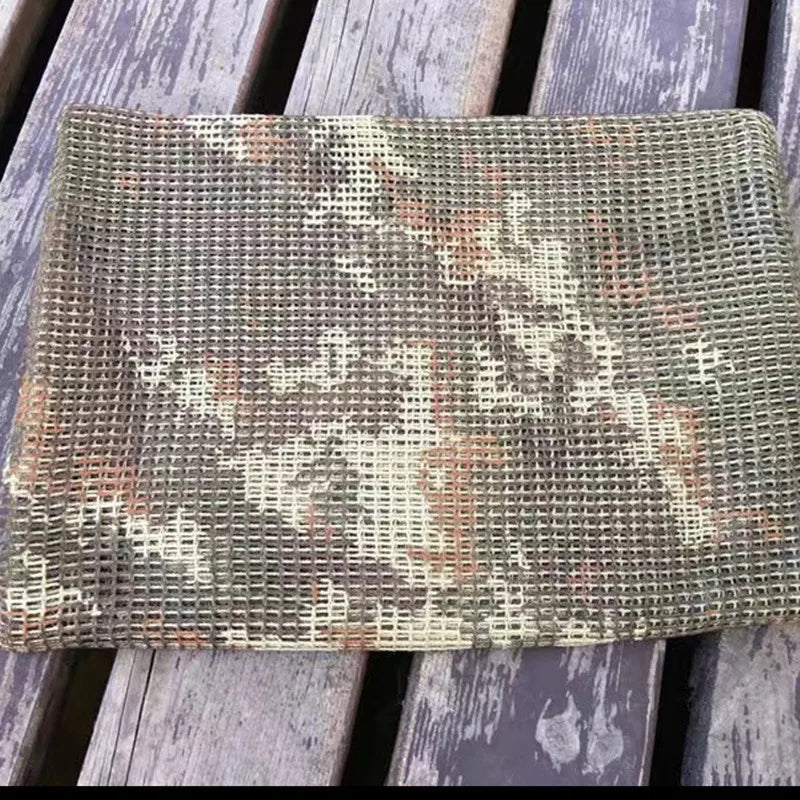 Foulard Camouflage en Maille - Voile de Sniper Camouflage pour Extérieur (Camping, Randonnée, Chasse, Tir) BLACKBEARD OUTDOOR INDUSTRIES