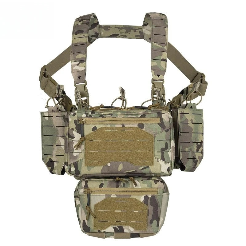 YAKEDA Tactical Mini Chest Rig – Laser Cut MOLLE Ma boutique