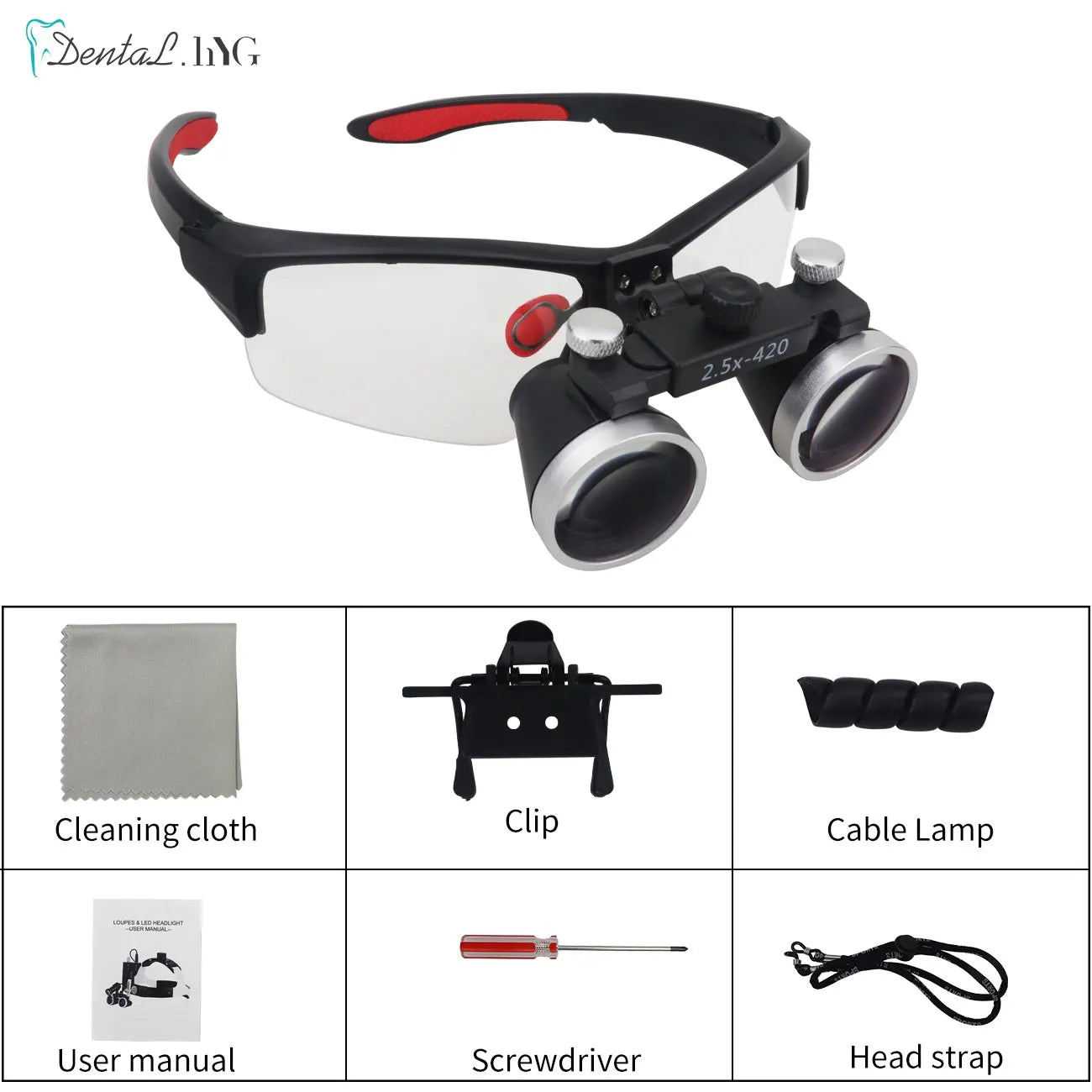 Loupes Binoculaires Dentaires 2.5X / 3.5X – Ultra-Légères | HARBOR DENT Ma boutique