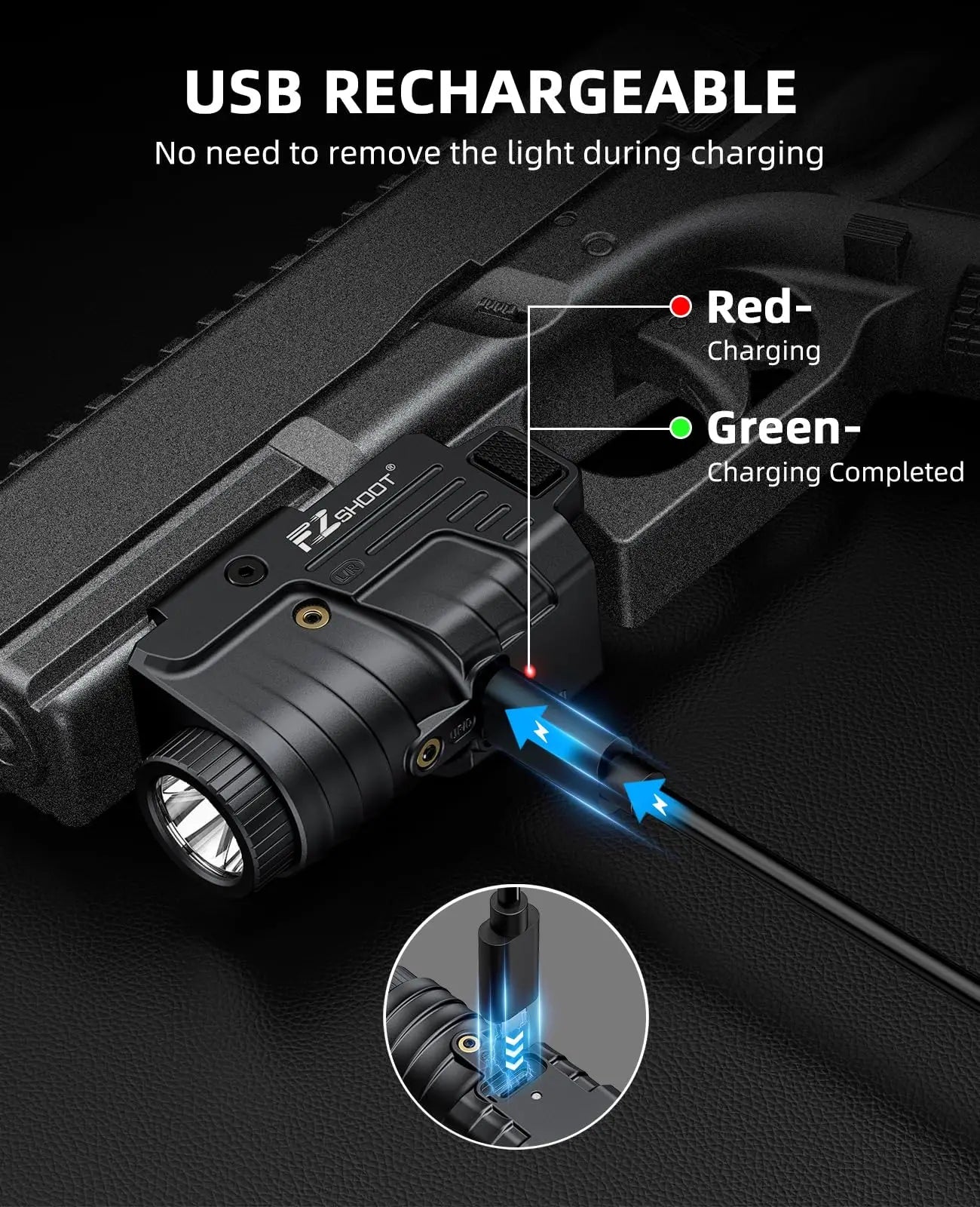 lampe torche et laser vert EZshoot 800 lumens Ma boutique