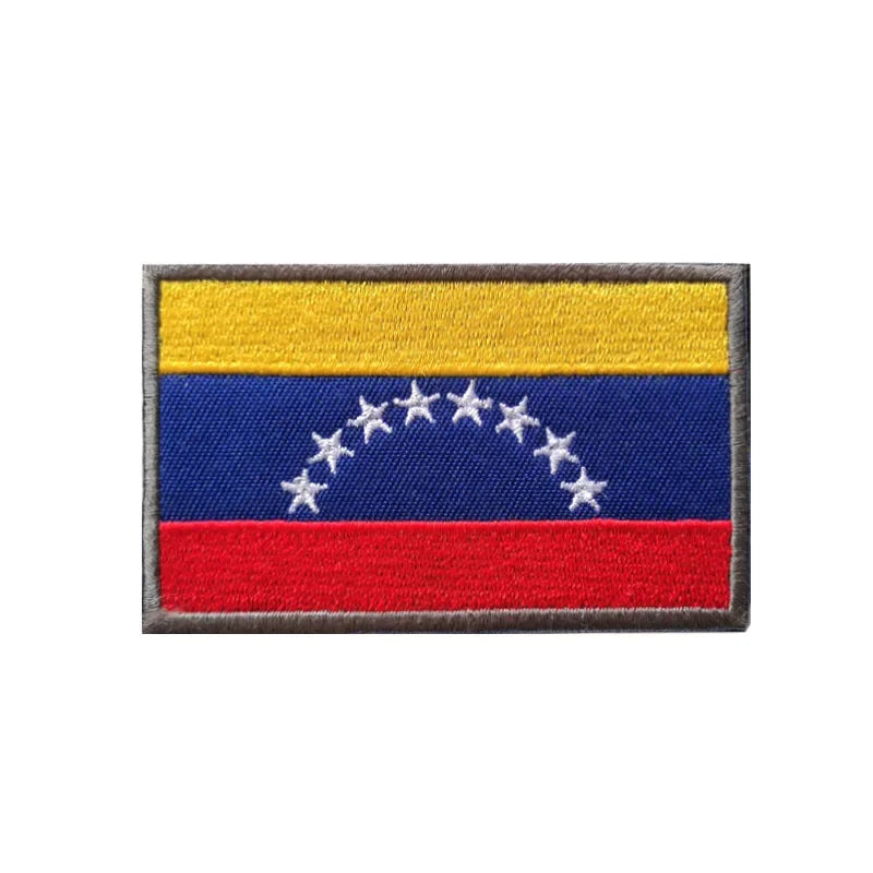 Patch Brodé Drapeau – international | Patch Militaire Tactique Velcro - BLACKBEARD OUTDOOR INDUSTRIES