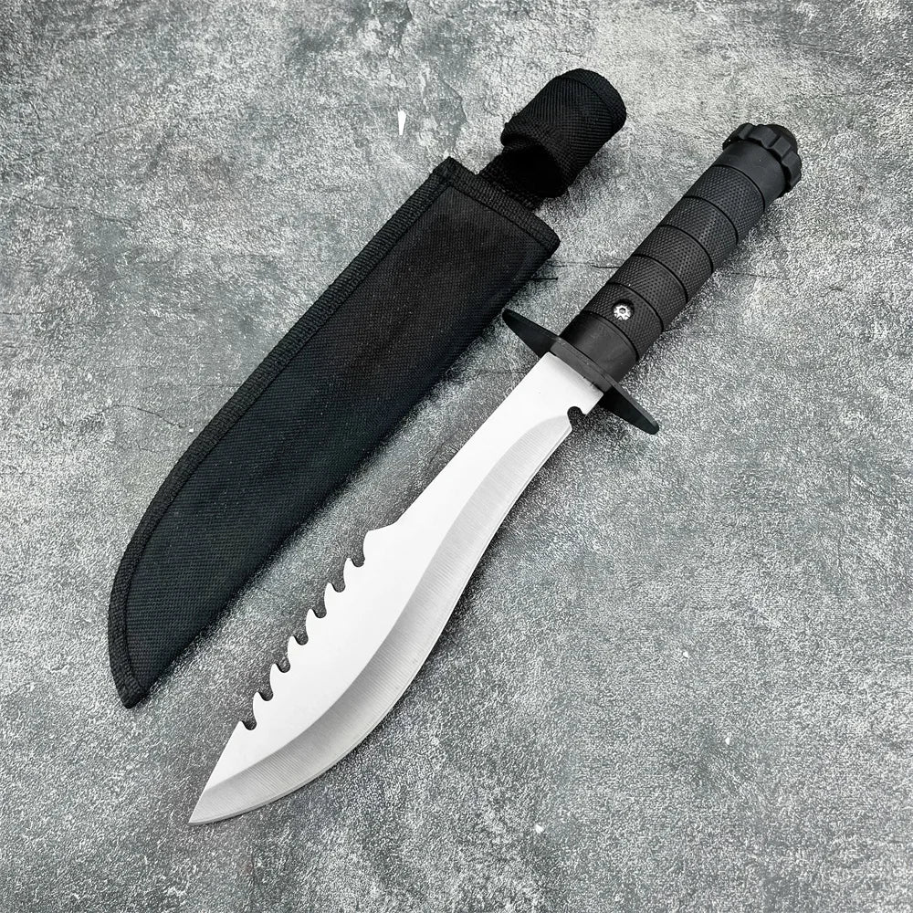 Couteau Fixe War Wolf – Lame Droite Haute Dureté pour Outdoor et Survie - BLACKBEARD OUTDOOR INDUSTRIES
