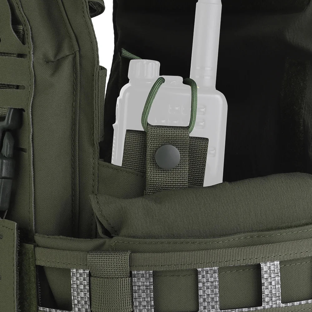 Gilet Porte-Plat Nylon LG4 Multifonction avec Plaque Frontale Remplaçable – Système MOLLE, Gilet de Combat pour Chasse et Entraînement BLACKBEARD OUTDOOR INDUSTRIES