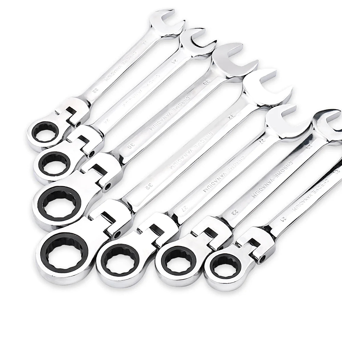 Clé à Cliquet Flexible 72 Dents en Acier Chrome Vanadium – 6 à 27 mm - BLACKBEARD OUTDOOR INDUSTRIES