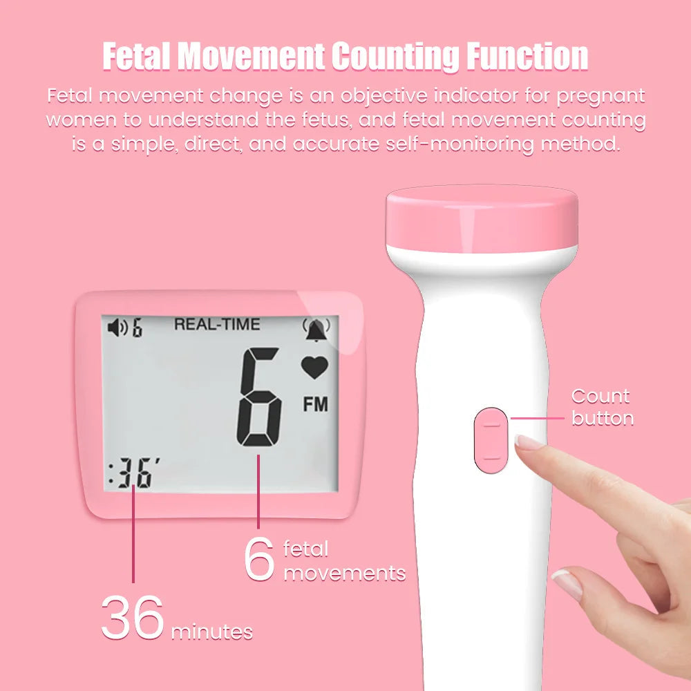 Détecteur de Rythme Cardiaque Fœtal JBMBHC – Doppler Ultrasonique Portable pour Grossesse Ma boutique