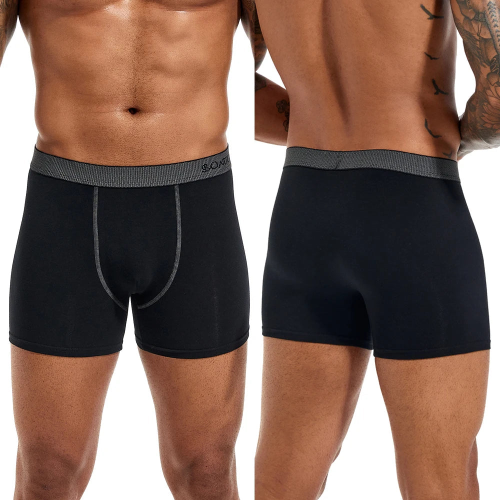 Pack de 5 Boxers pour Hommes - Sous-vêtements en Coton BLACKBEARD OUTDOOR INDUSTRIES