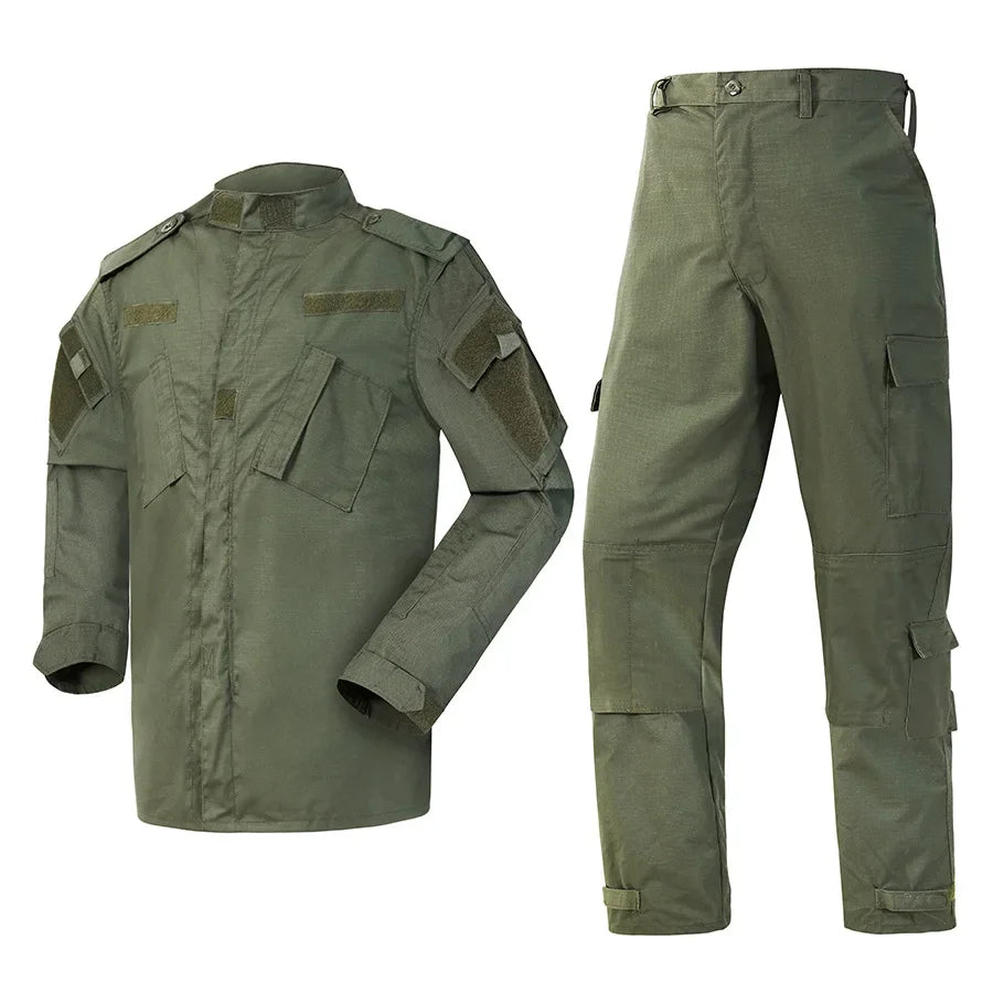 Ensemble Uniforme Tactique BDU Noir – Chemise et Pantalon de Combat pour Homme - BLACKBEARD OUTDOOR INDUSTRIES