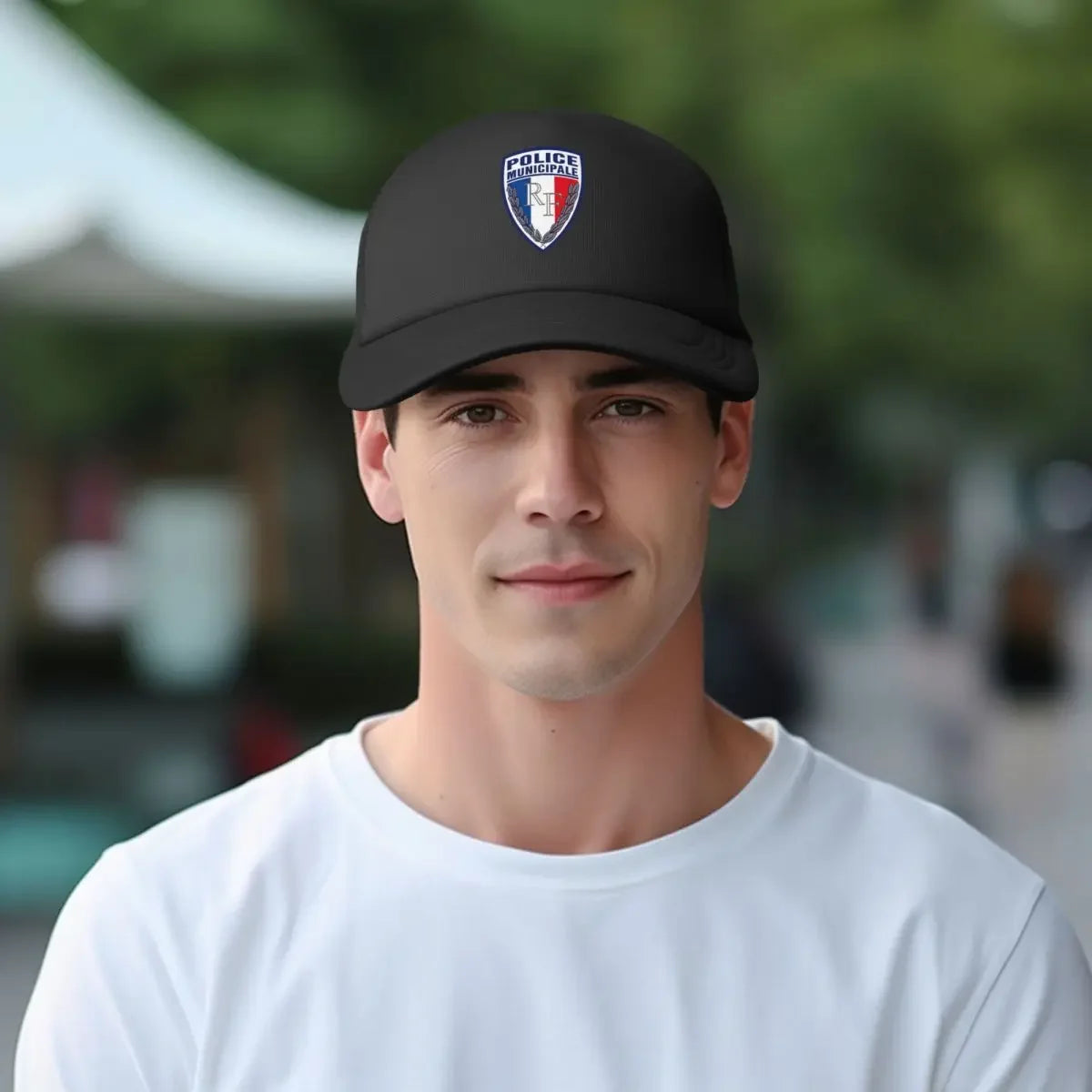 Casquette Mesh Insigne Police Municipale Française – Snapback Unisexe - BLACKBEARD OUTDOOR INDUSTRIES