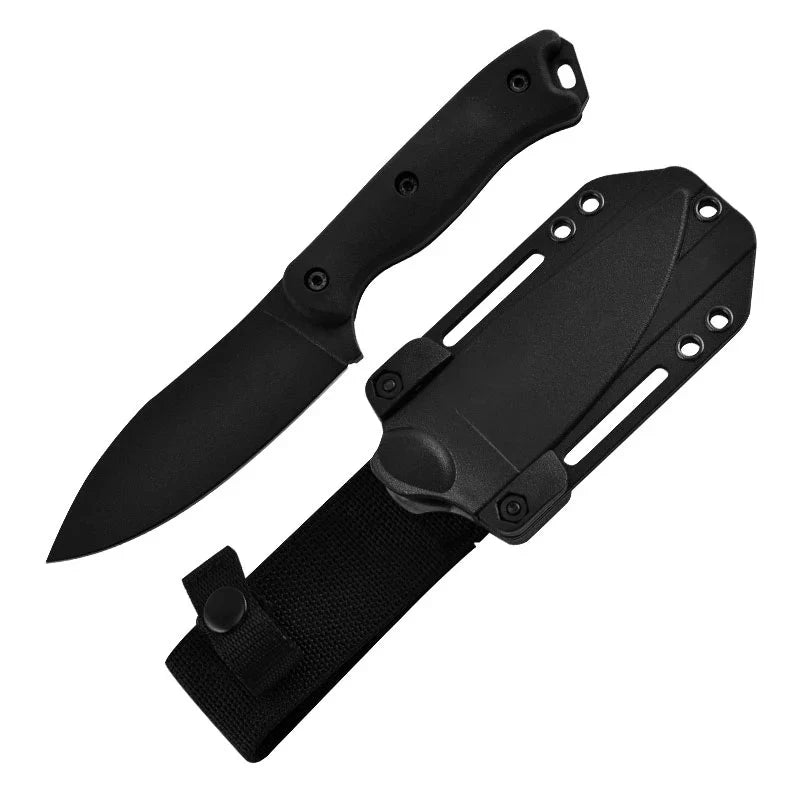 Couteau Tactique Fixe BK 19 – Lame Inox & Manche Fibre Nylon | Avec Étui Kydex - BLACKBEARD OUTDOOR INDUSTRIES