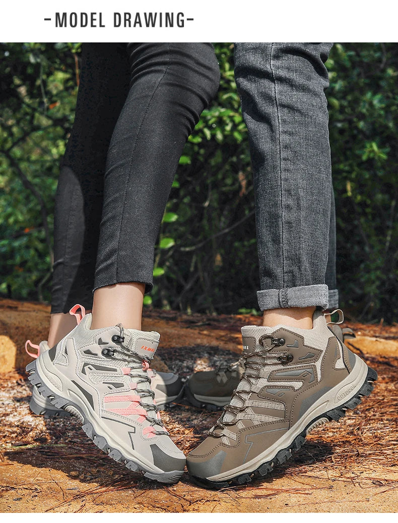 Chaussures de Randonnée Unisexes Anti-dérapantes Hautes - Grande Taille, Confort et Style pour l'Outdoor BLACKBEARD OUTDOOR INDUSTRIES