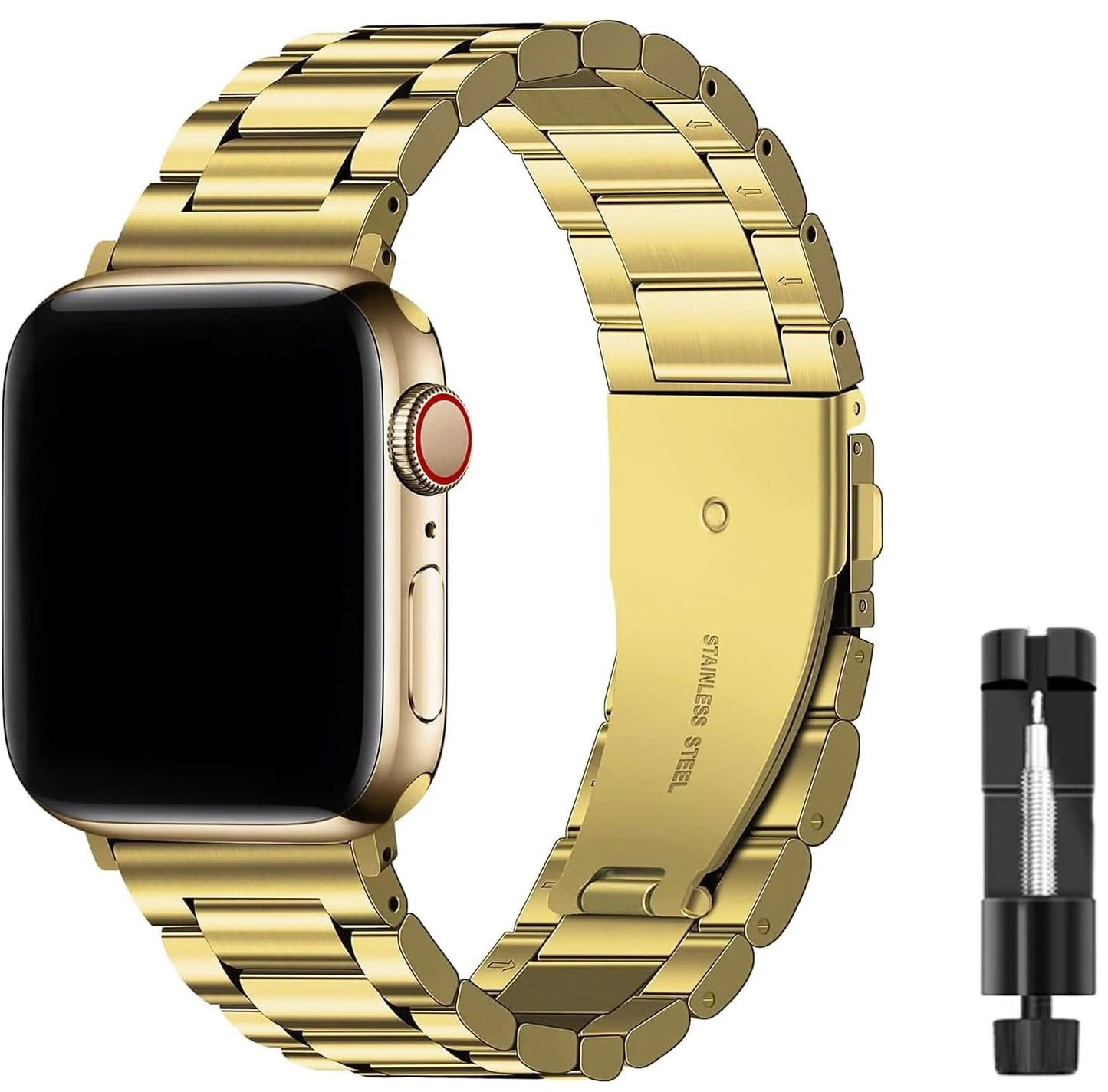 Bracelet en Acier Inoxydable pour Apple Watch – Bandes Métalliques pour iWatch Ultra / Series 10/9/8/7/6/5/4/3/SE BLACKBEARD OUTDOOR INDUSTRIES