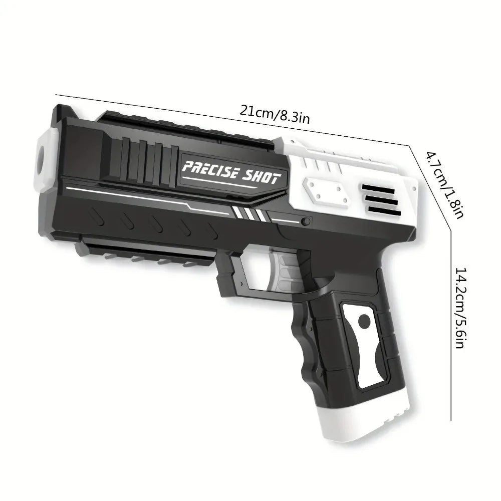 🔫 Manual Gel Ball Blaster – Blaster à balles gel / Mousse (Noir & Blanc) Ma boutique