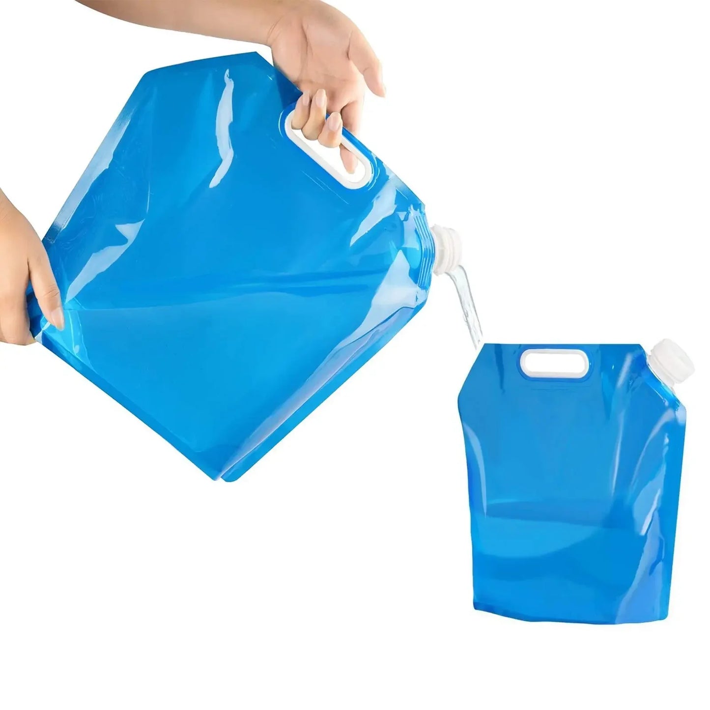 Jerrican Souple Pliable 5L / 10L – Réservoir d’Eau Portable pour Camping, Randonnée, Urgences, Survie - BLACKBEARD OUTDOOR INDUSTRIES