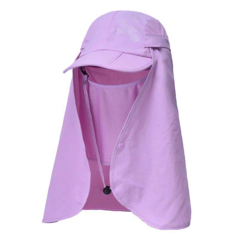 Chapeau de Protection UV d'Été – Casquette Anti-UV avec Protection du Cou et du Visage, Pliable, Séchage Rapide, Imperméable, Idéale pour Randonnée, Pêche et Activités Outdoor - BLACKBEARD OUTDOOR INDUSTRIES