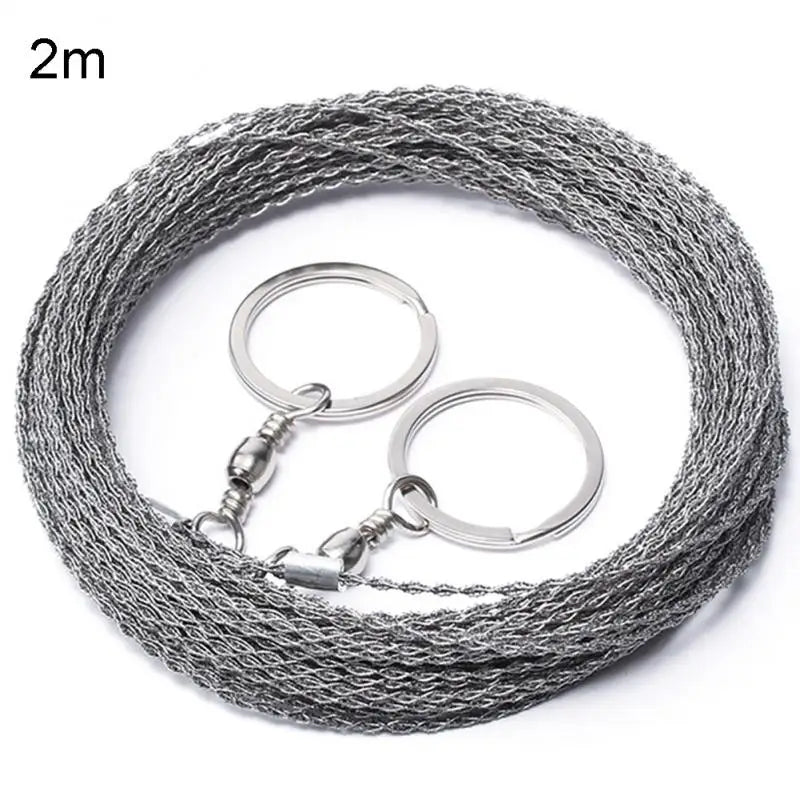 Scie à Fil Portable en Acier Inoxydable – Corde de Coupe Multifonctionnelle - BLACKBEARD OUTDOOR INDUSTRIES