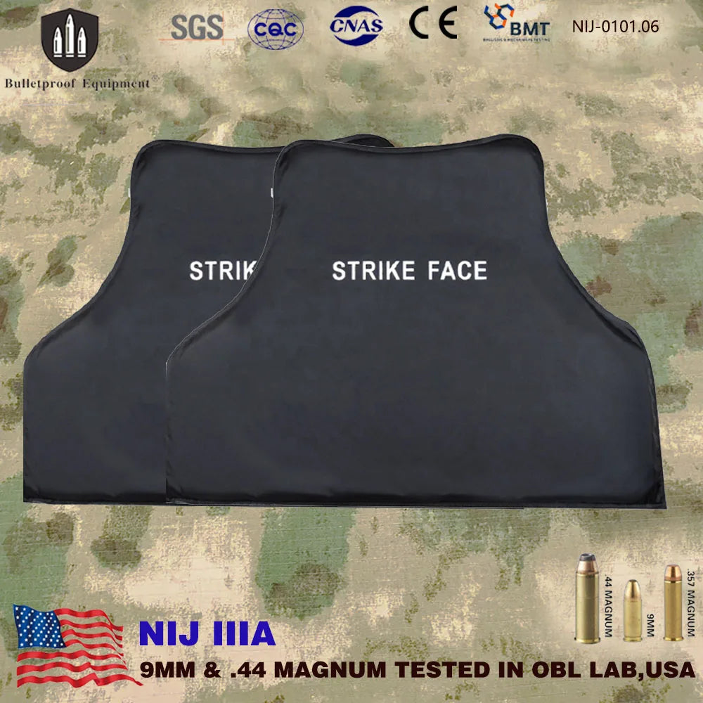 Plaques Balistiques Soft PE Aramide NIJ Niveau IIIA - BLACKBEARD OUTDOOR INDUSTRIES