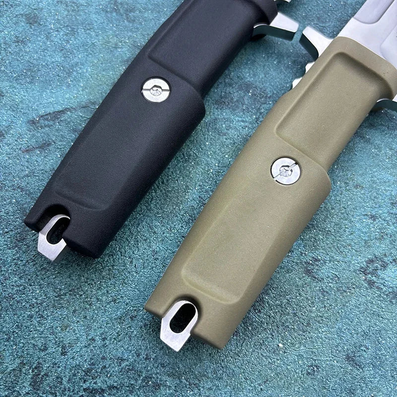 EX Fulcrum Couteau Tactique Outdoor – Lame Fixe en Acier Haute Dureté avec Étui - BLACKBEARD OUTDOOR INDUSTRIES