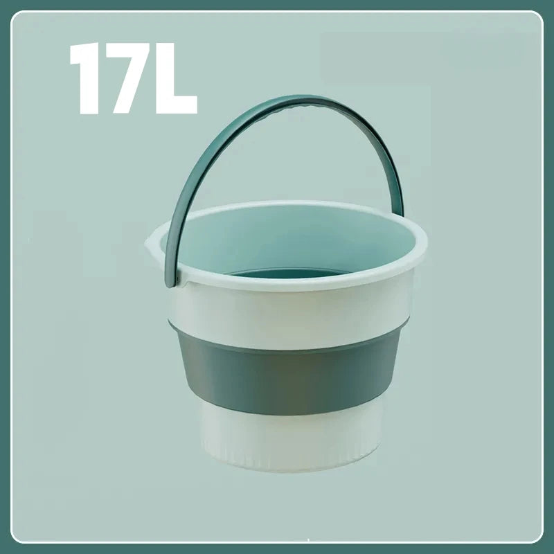 Seau Pliable avec Couvercle 5L / 10L / 17L — Seau Multi-Usages Portable pour Camping, Voiture, Pêche, Maison - BLACKBEARD OUTDOOR INDUSTRIES